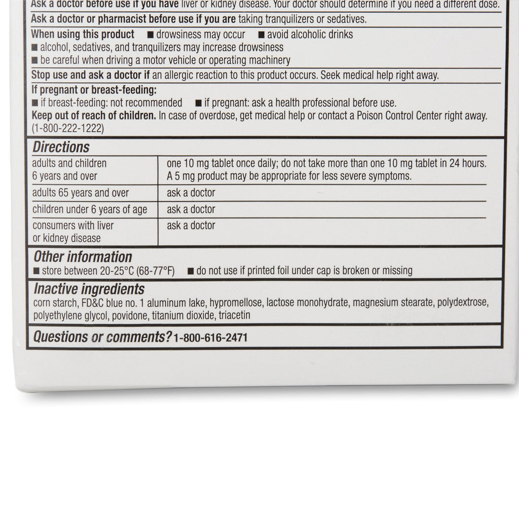 Major® Cetirizine Antihistamine 00904671743