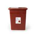 SharpSafety™ Multi-purpose Sharps Container, 8 Gallon, 17¾ x 11 x 15½ Inch 8980S