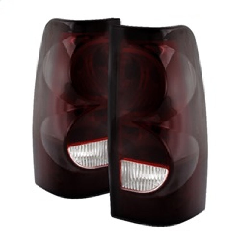 SPYDER Xtune Chevy Silverado 1500-2500-3500 03-06 OEM Style Tail Lights Red Smoked ALT-JH-CS03-OE-RSM 9026355