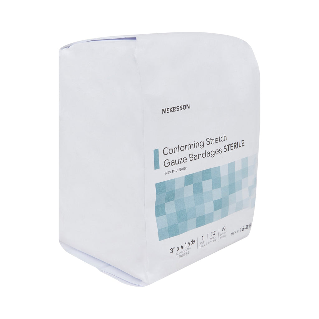McKesson Sterile Conforming Bandage, 3 Inch x 4-1/10 Yard 16-018