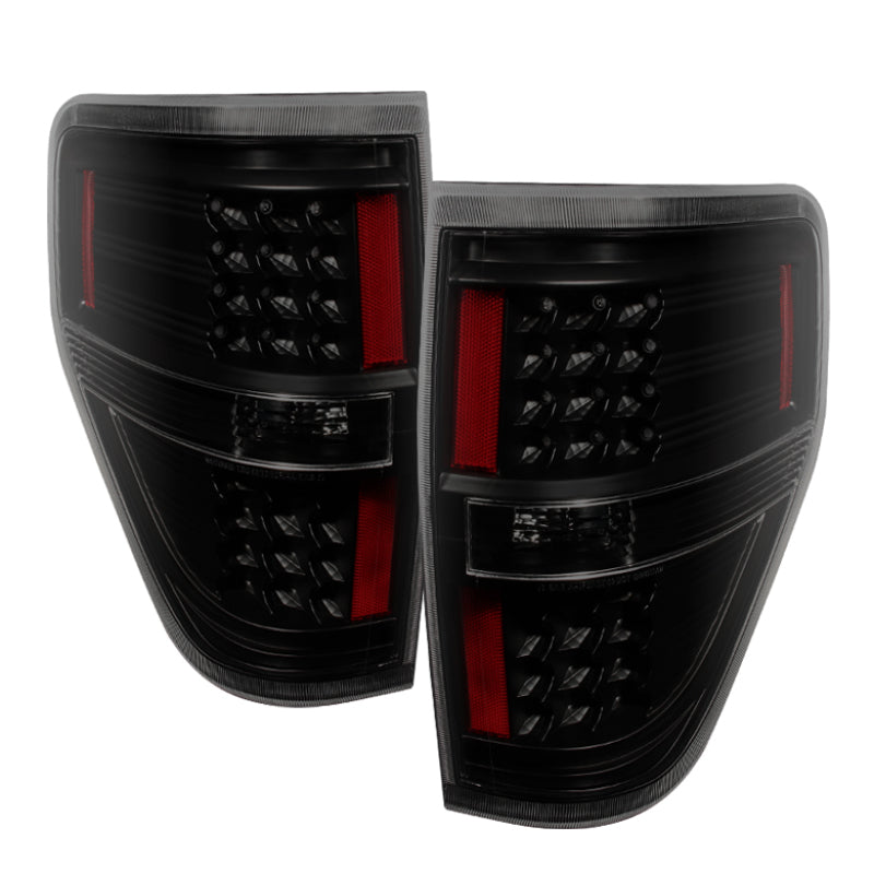 SPYDER Xtune Ford F150 09-14 LED Tail Lights Black Smoke ALT-JH-FF15009-LED-BSM 9025655