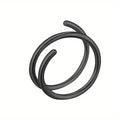 Stainless Steel Double Helix Nose Ring – 14K Gold Plated Hot Style Piercing Jewelry for Women
