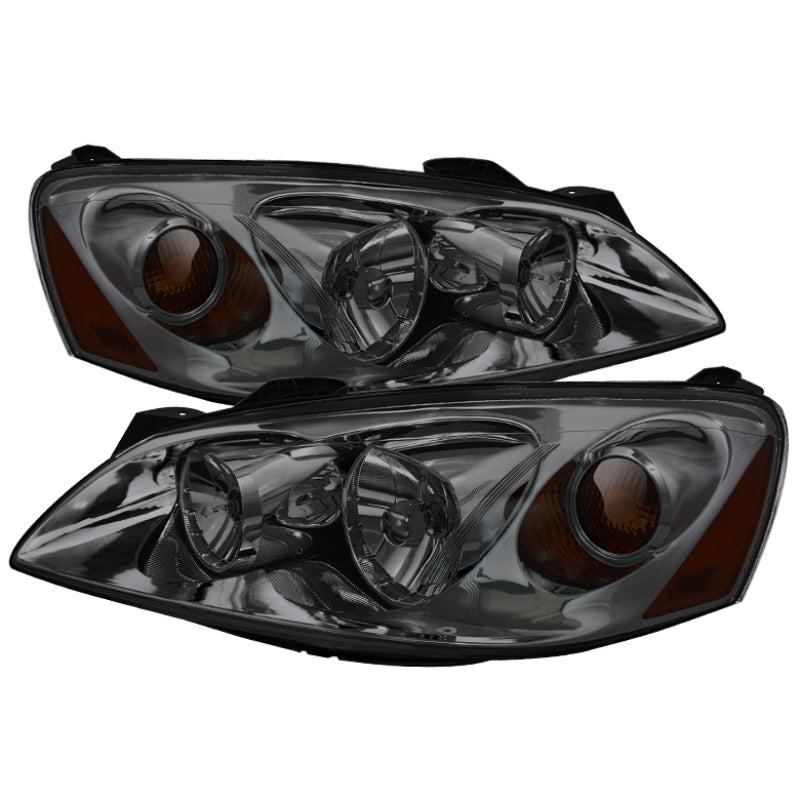 SPYDER Xtune Pontiac G6 05-10 (09-10 Fit w/Amber Turn Signal) Crystal Headlights Smoke HD-JH-PG605-AM-SM 9023682