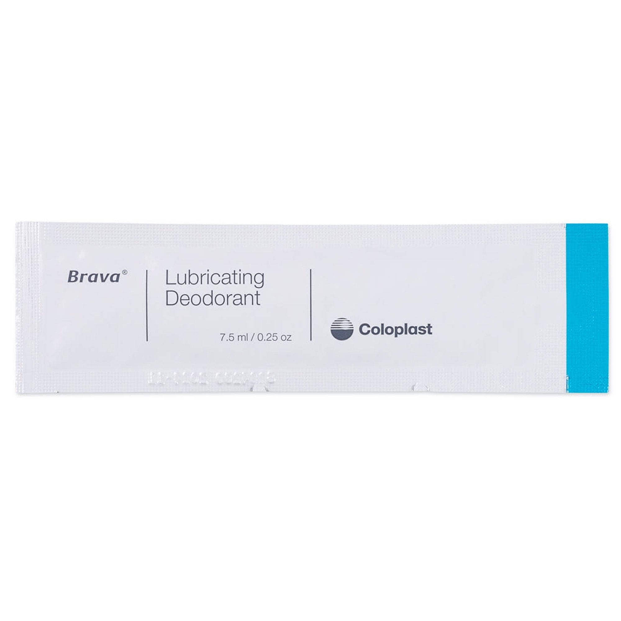 Brava™ Lubricating Deodorant, Neutral, Convenient Travel Size Packet 12060