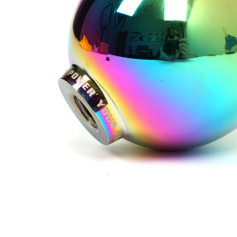 BLOX Racing V2 - 490 Limited Series Spherical Shift Knob 10X1.5 - Neo Chrome BXAC-00240-NEO-V2