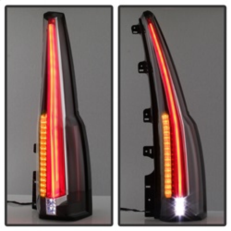 SPYDER xTune GMC Yukon 15-17 LED Tail Lights (Escalade Style) - Black ALT-JH-GY15-2IN1LED-BK 9039775