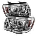 SPYDER Toyota Tacoma 05-11 Projector Headlights CCFL Halo LED Chrm High H1 Low H1 PRO-YD-TT05-CCFL-C 5030290