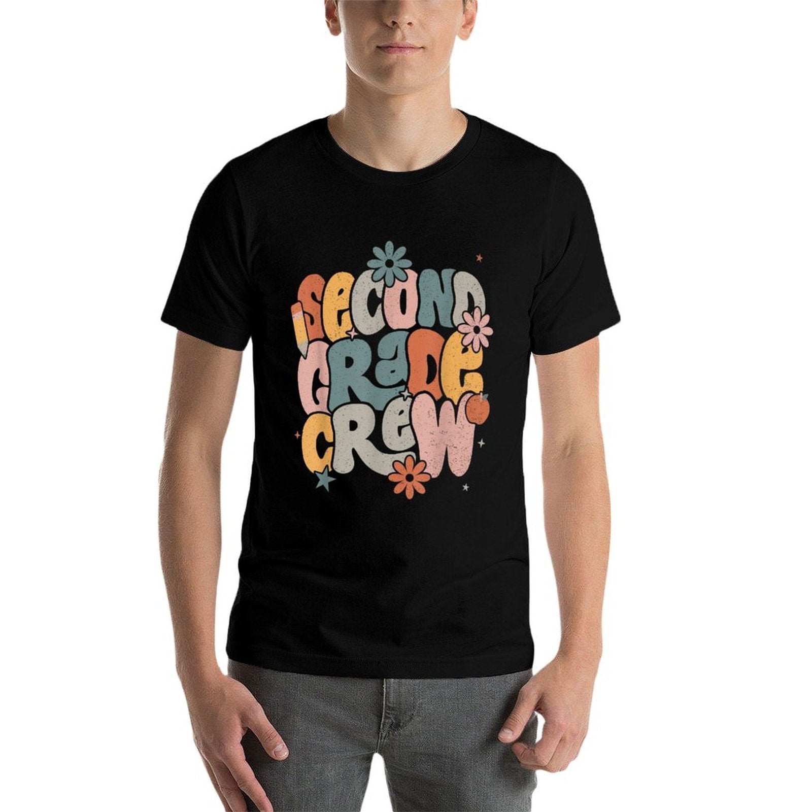 Back To School Second Grade Crew Tshirt 2nd Grade Teacher Men Women Kids  Classic T-Shirt