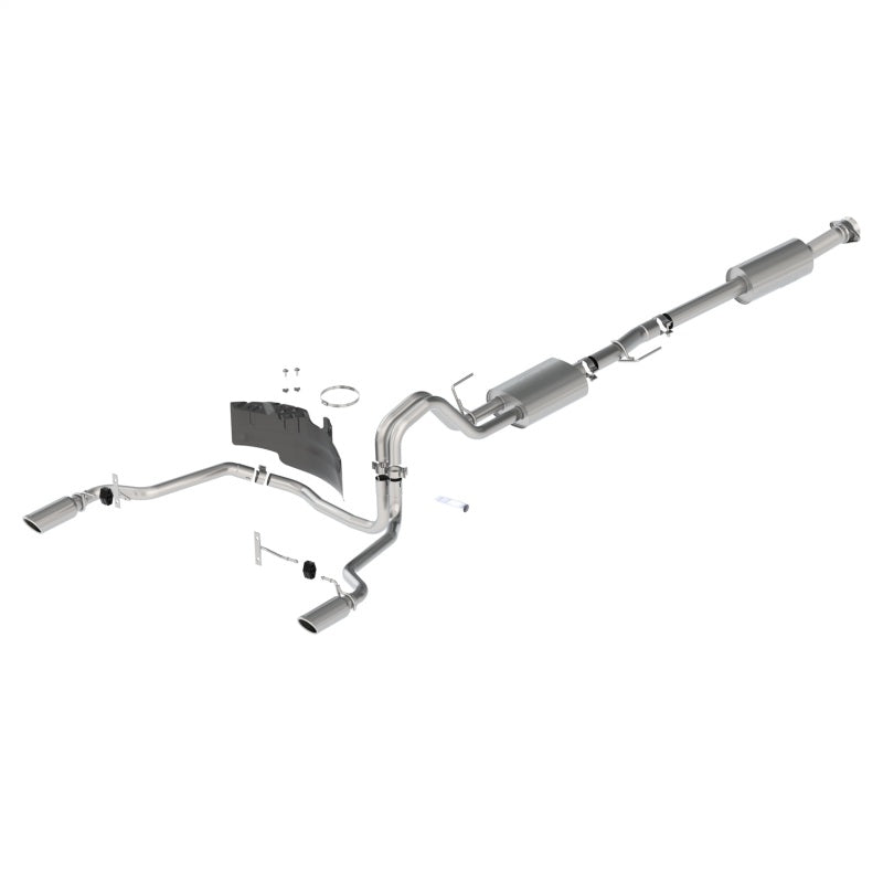 Ford Racing 21-22 F-150 2.7L/3.5L/5.0L Rear Exit Sport Exhaust - Chrome Tips M-5200-FSCR