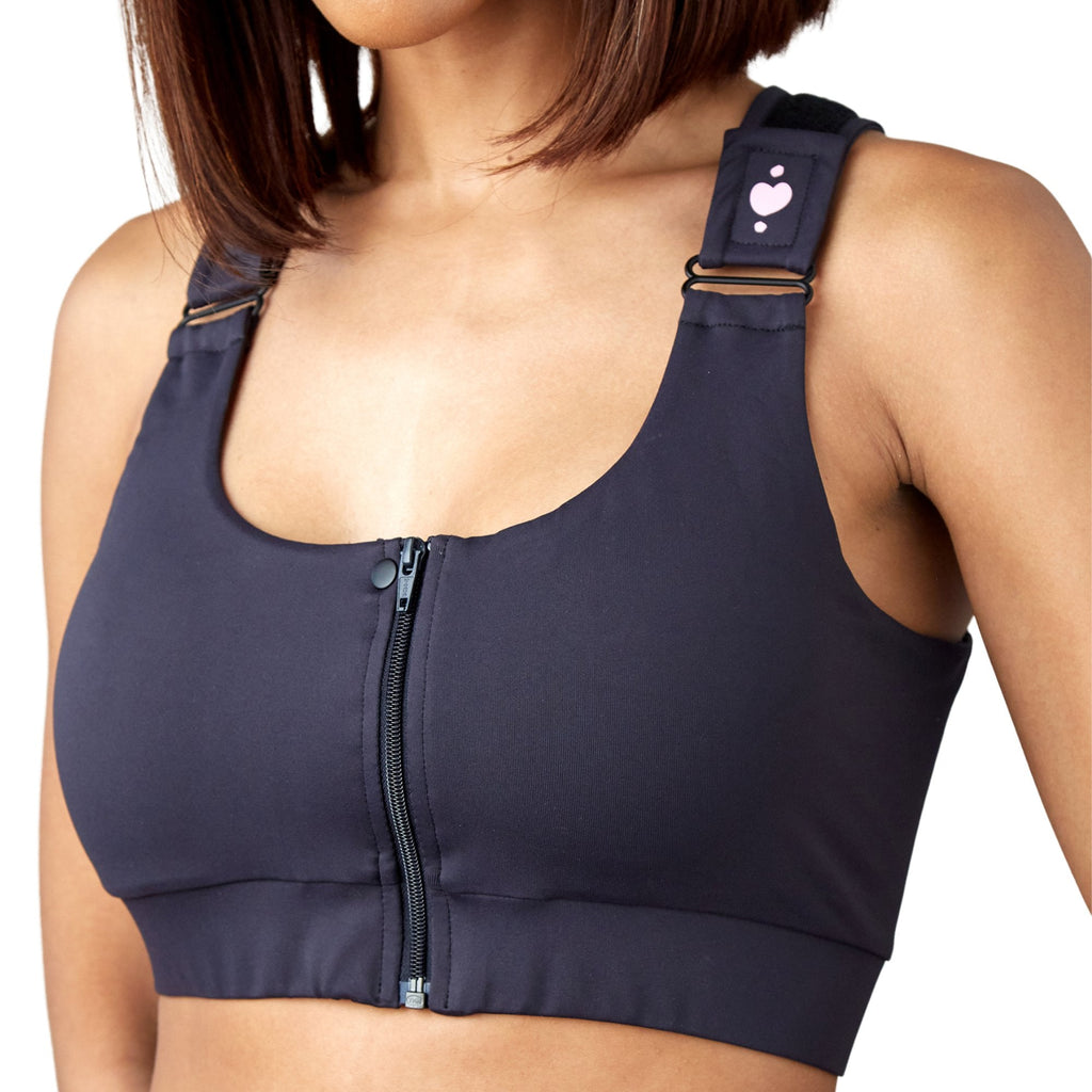 Shirl Post Surgical Bra, Black, X-Large HC00006BXL