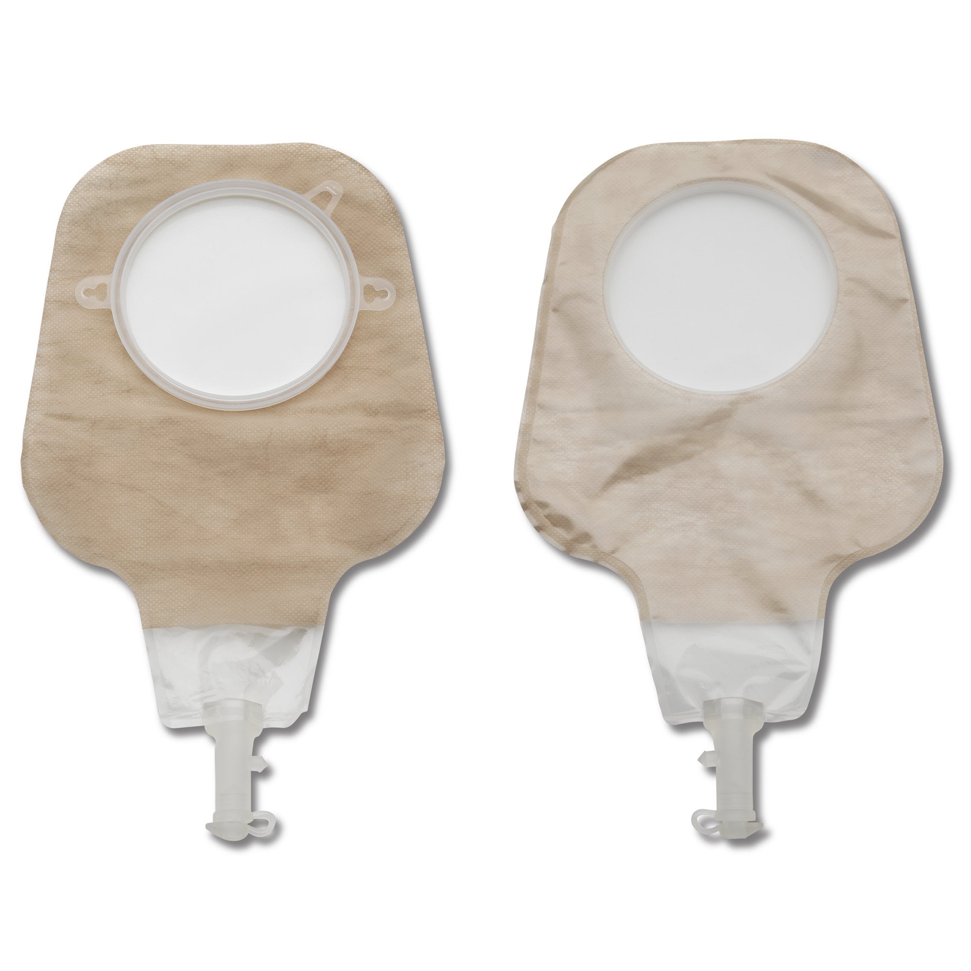 New Image™ 2-Piece Ultra-Clear Ostomy Pouch, Pre-cut to Fit 102 mm Stoma, Yellow 18016