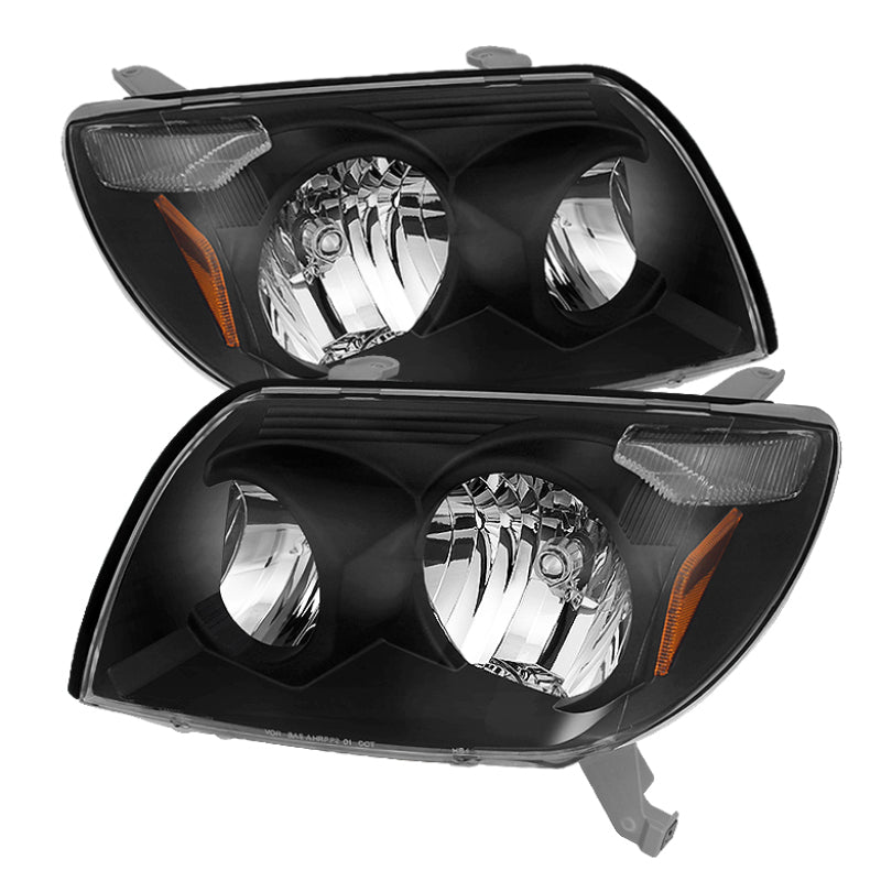 SPYDER Xtune Toyota 4Runner 03-05 Crystal Headlights Black HD-JH-T4R03-AM-BK 9023583