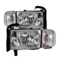 SPYDER Xtune Ram 2500 3500 94-02 Headlights w/ Corner Lamps OEM HD-JH-DRAM94-SET-C 9034305