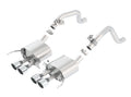 Borla 2014 Chevy Corvette C7 w/ AFM w/o NPP Atak Rear Section Exhuast Quad Rd Rl IC Tips 11863