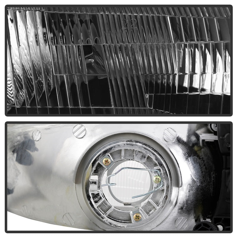 SPYDER xTune 97-99 Toyota Camry 4pc OEM Style Headlights w/Corner Lights - Black (HD-JH-TCAM97-SET-BK) 9042836