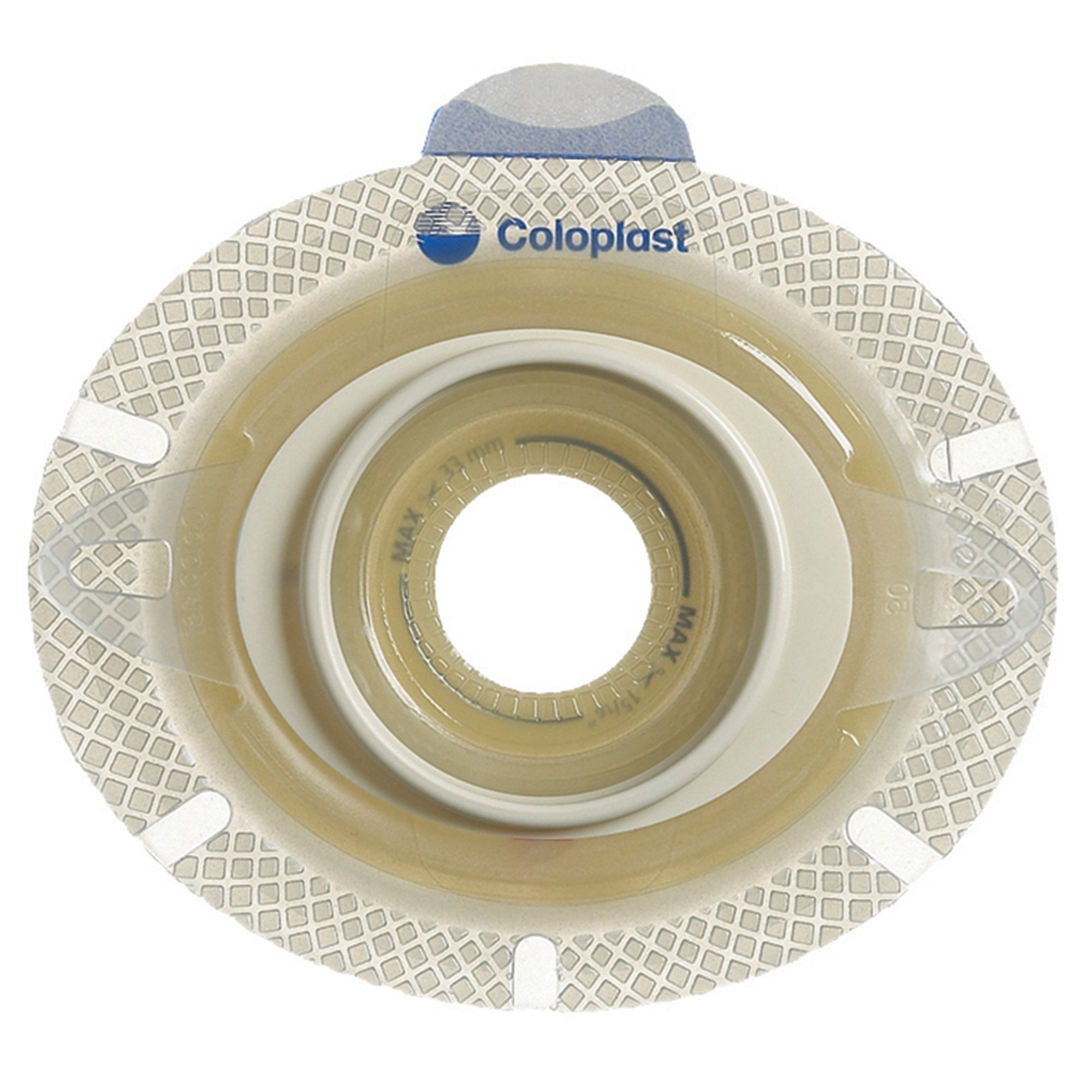 SenSura Click Xpro Flat Barrier, 25 mm Stoma Opening, Green Color Match 10017