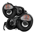 SPYDER Xtune Mercedes Benz W210 E-Class 96-99 Projector Headlights Black PRO-CL-MW21095-BK 5021953