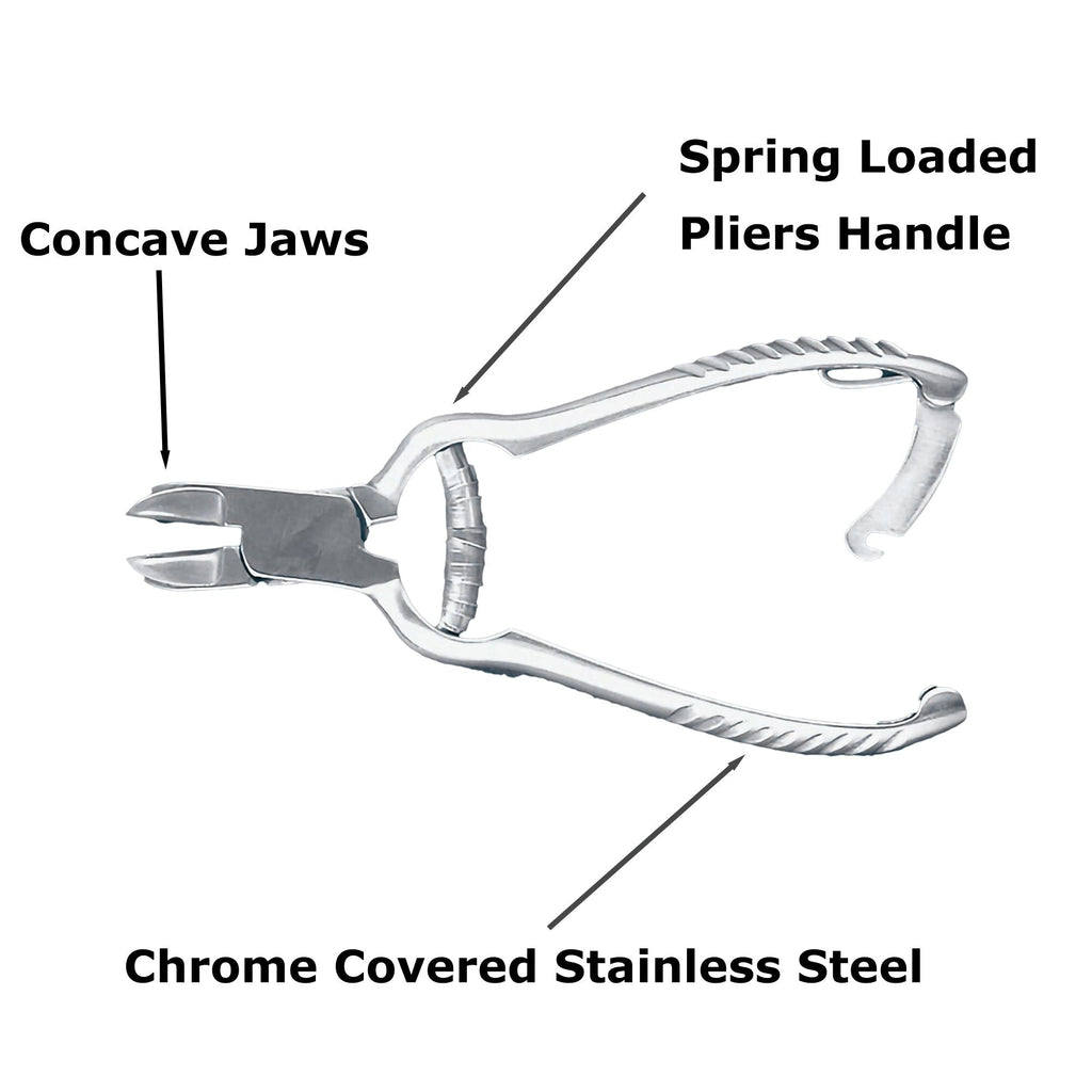 McKesson Nail Nipper, Concave Jaws, 4½ Inches 43-2-489
