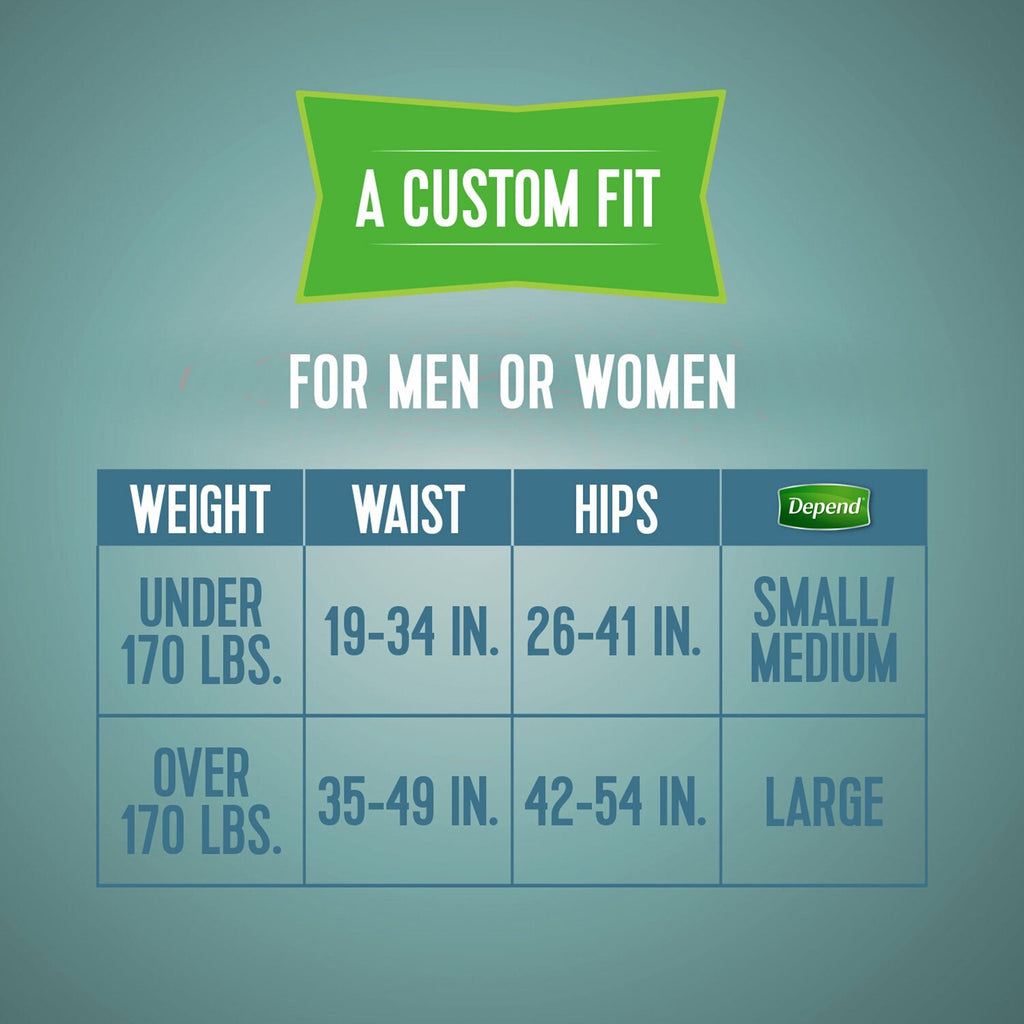 Depend® Fresh Protection™ Maximum Absorbency Underwear, Small / Medium 35456