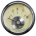 AutoMeter Prestige Series 2-1/16in 100 PSI Oil Presse Gauge (Antique Ivory) 2027