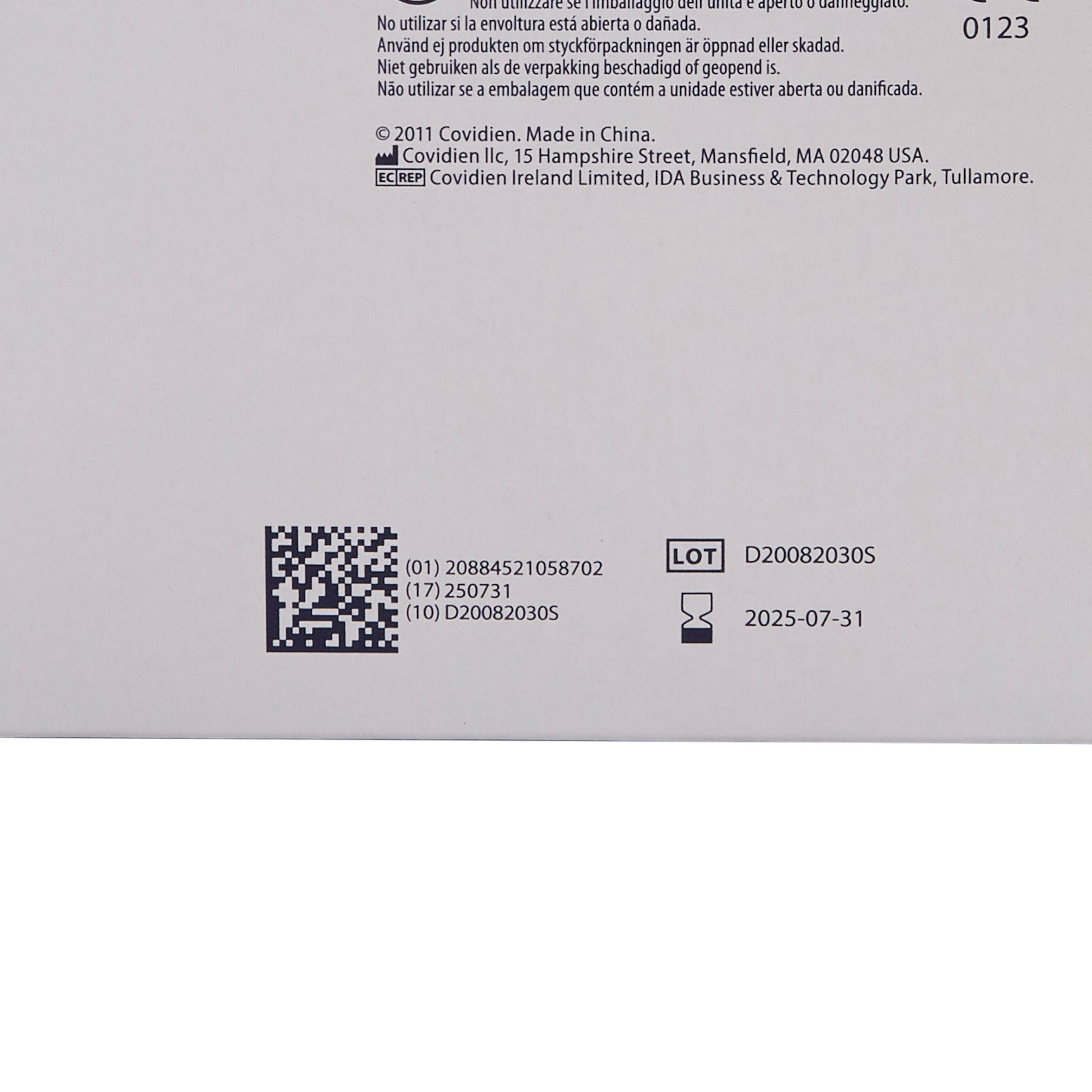 Curity™ Sterile USP Type VII Gauze Sponge, 4 x 4 Inch, 8-Ply 2187-