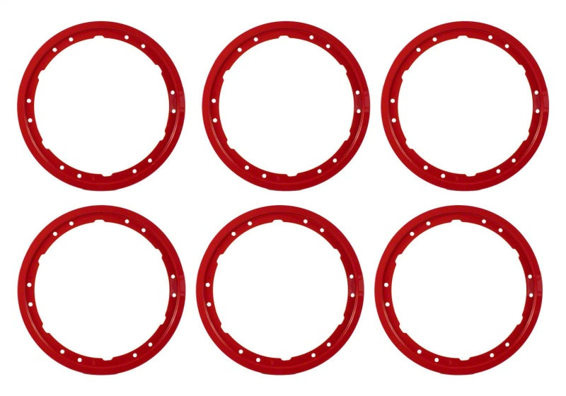 Ford Racing 2021+ Ford Bronco Functional Bead Lock Ring Kit - Red M-1021K-BLR