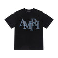 Amiri Black T-Shirt Without Collar