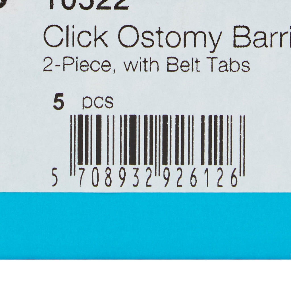 SenSura® Mio Click Ostomy Barrier, Trim to Fit 10 – 55 mm, Blue Match 10522