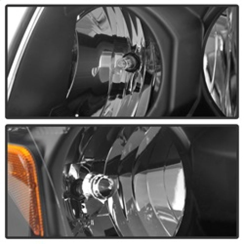 SPYDER Xtune Toyota 4Runner 03-05 Crystal Headlights Black HD-JH-T4R03-AM-BK 9023583