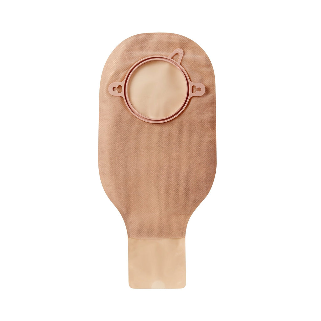 New Image™ 18124 Beige Colostomy Pouch, Pre-cut to Fit 70 mm Stomas, Blue Match 18124