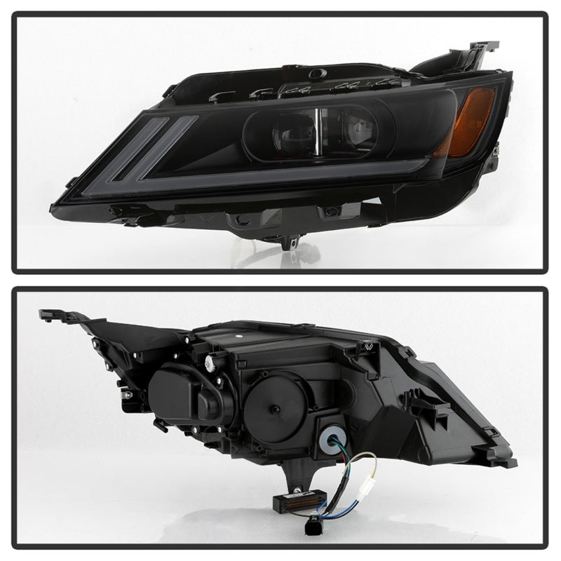 SPYDER xTune 14-18 Chevy Impala (Excl Limited) DRL Halogen Proj Headlights - Blk Smk (PRO-JH-CIM15-LB-BSM) 9042881