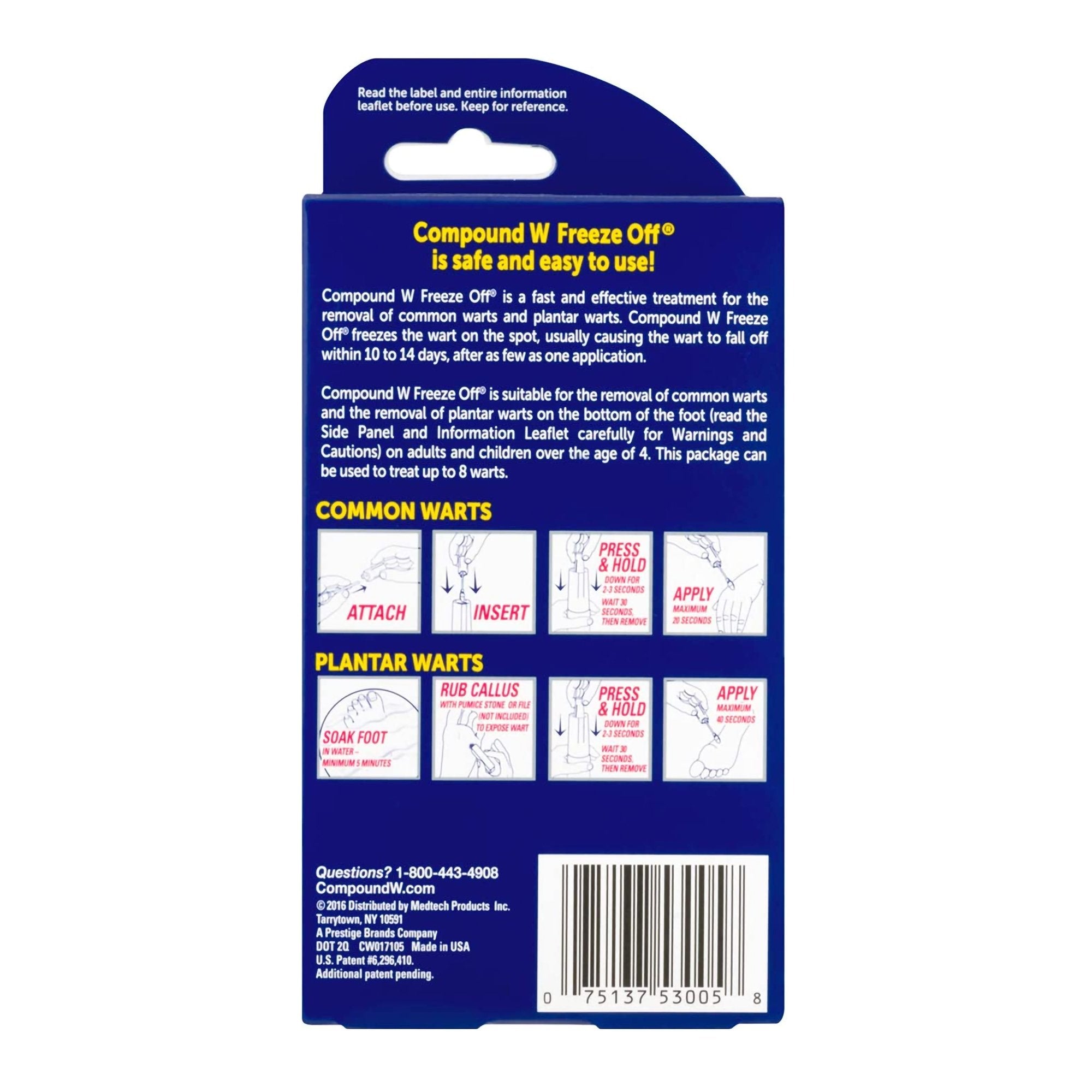 Compound W® Freeze Off® Dimethyl Ether / Propane Wart Remover 07513753005