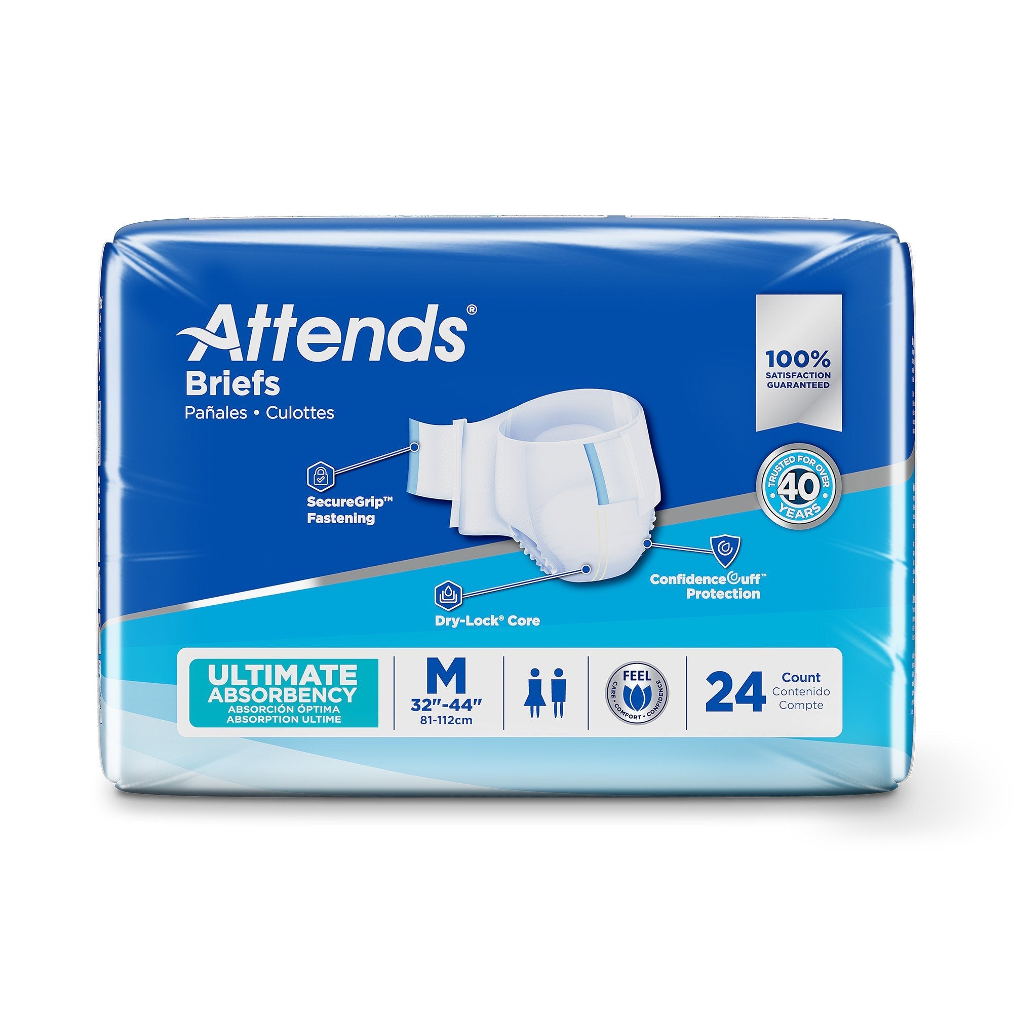 Attends® Advanced Briefs, Medium DDC20