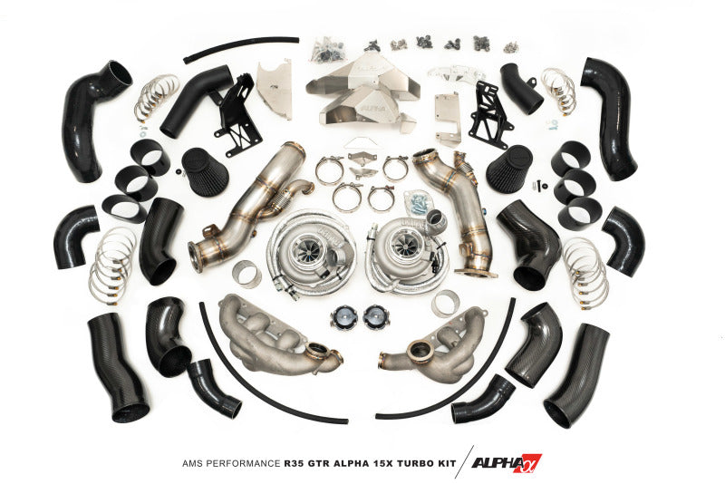 AMS Performance Alpha 15X R35 GTR Turbo Kit with .61 A/R Housing (G35 900) ALP.07.14.0119-1