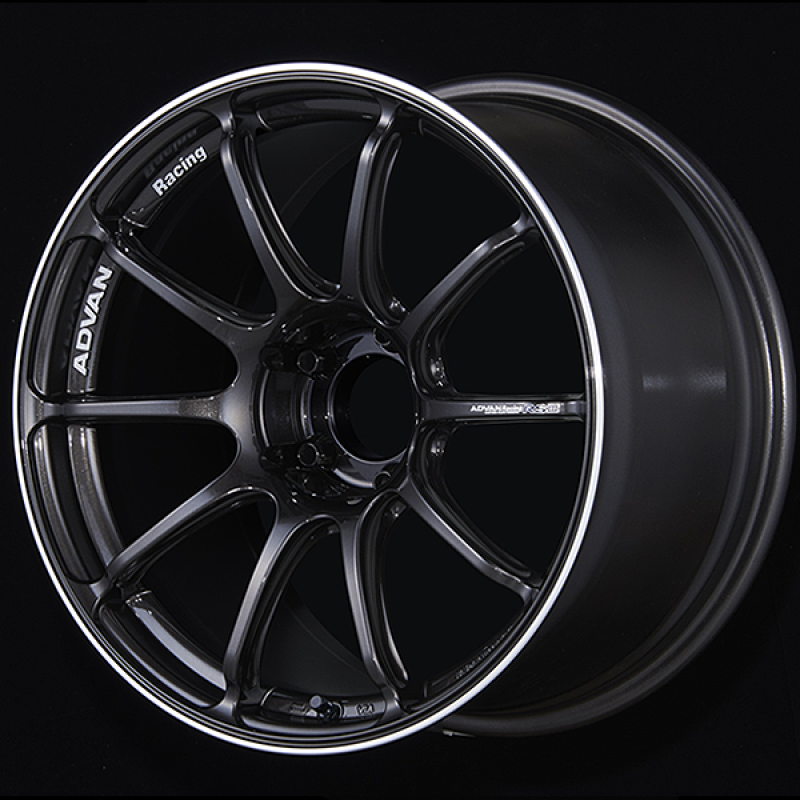 Advan RSIII 18x8.0 / +48 Offset / 5x100 / 63mm Bore / Black Gunmetallic and Ring YA38G48DBGR