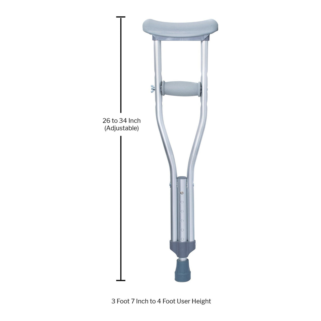 McKesson Underarm Crutches for Children 3'7" to 4' 146-10427