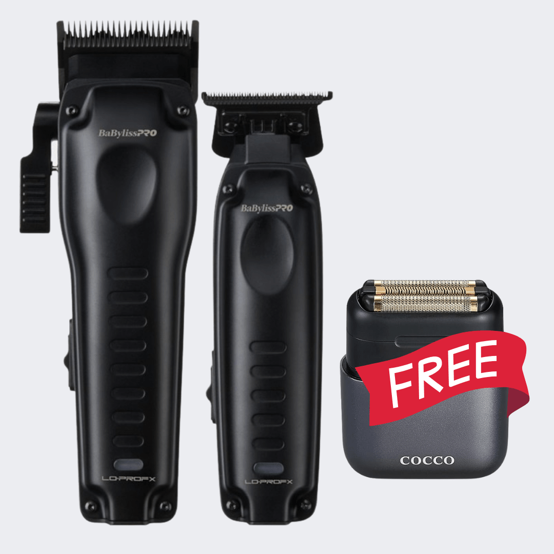 BaBylissPRO Compact LO - PRO Clipper & Trimmer Combo with FREE Cocco Impacto Shaver - PhishStones Products