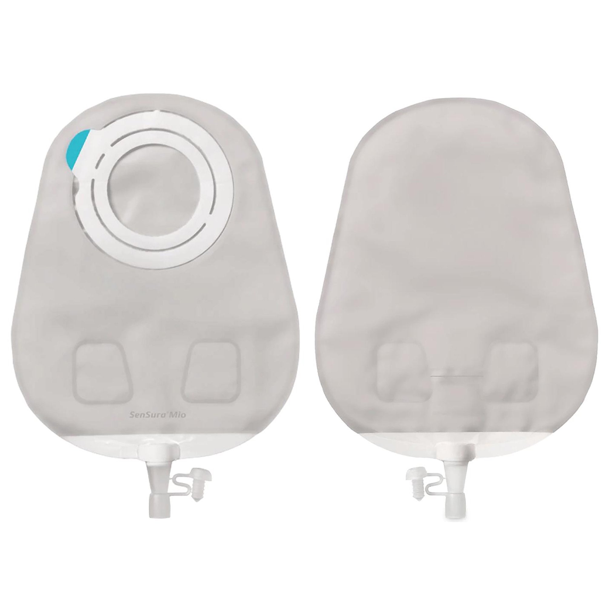 SenSura® Mio Flex 2-Piece Transparent Urostomy Pouch, Red Match 12298