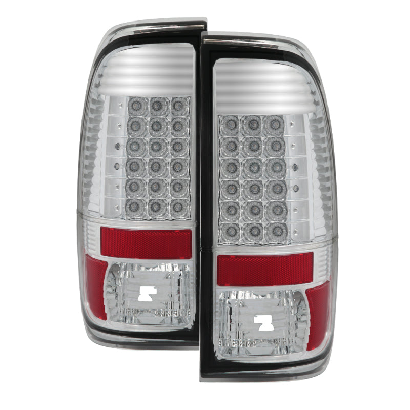 SPYDER Xtune Ford Super Duty 08-15 LED Tail Lights Chrome ALT-JH-FS08-LED-C 9027703