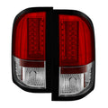 SPYDER Chevy Silverado 07-13 Version 2 LED Tail Lights - Red Clear ALT-YD-CS07V2-LED-RC 5081773