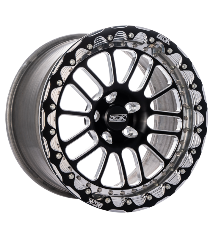 Belak Wheels Belak 18x12 / 8.75in BS / 5x4.5in BP / High Pad / Series 2 - Billet Single Beadlock Wheel 18125450S28BS-BLT-SBL