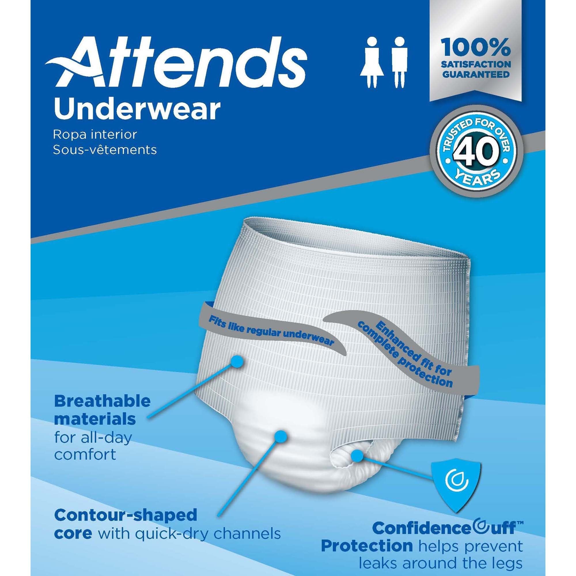 Attends® Advanced Underwear, Youth / Small APP0710