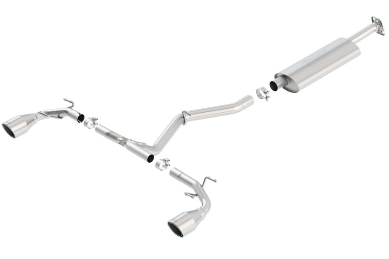 Borla 13-15 Scion FR-S 2.0L 4cyl 6spd / 13 Subaru BRZ 2.0L 4cyl 6spd SS Catback Exhaust 140496