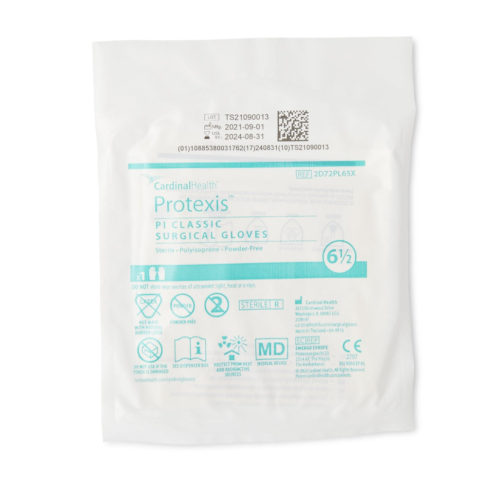 Protexis™ PI Classic Polyisoprene Surgical Glove, Size 6.5, Ivory 2D72PL65X
