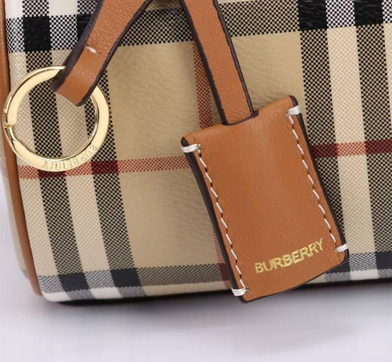 Burberry Mini Check Bowling Bag