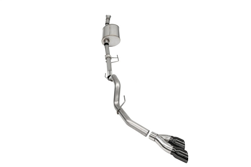 CORSA Performance Corsa 2021-2022 Ford F-150 SuperCab/6.5in Bed 3.5L V6 Sport Cat-Back Single Side Exit-Black PVD 21166BLK