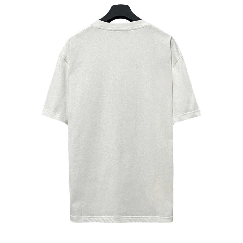 Balenciaga Cream T-Shirt Without Collar