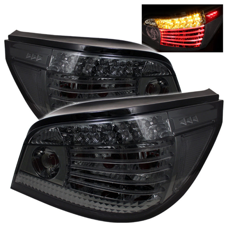 SPYDER BMW E60 5-Series 04-07 LED Tail Lights Smoke ALT-YD-BE6004-LED-SM 5000880