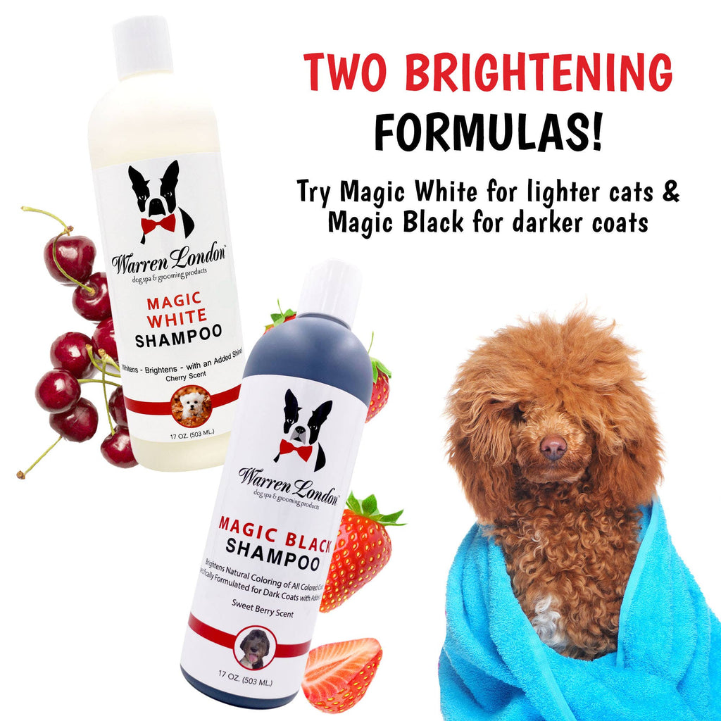 🖤🐶 Magic Black Brightening Dog Shampoo – Enhance Shine & Deepen Dark Coats Naturally ✨🛁