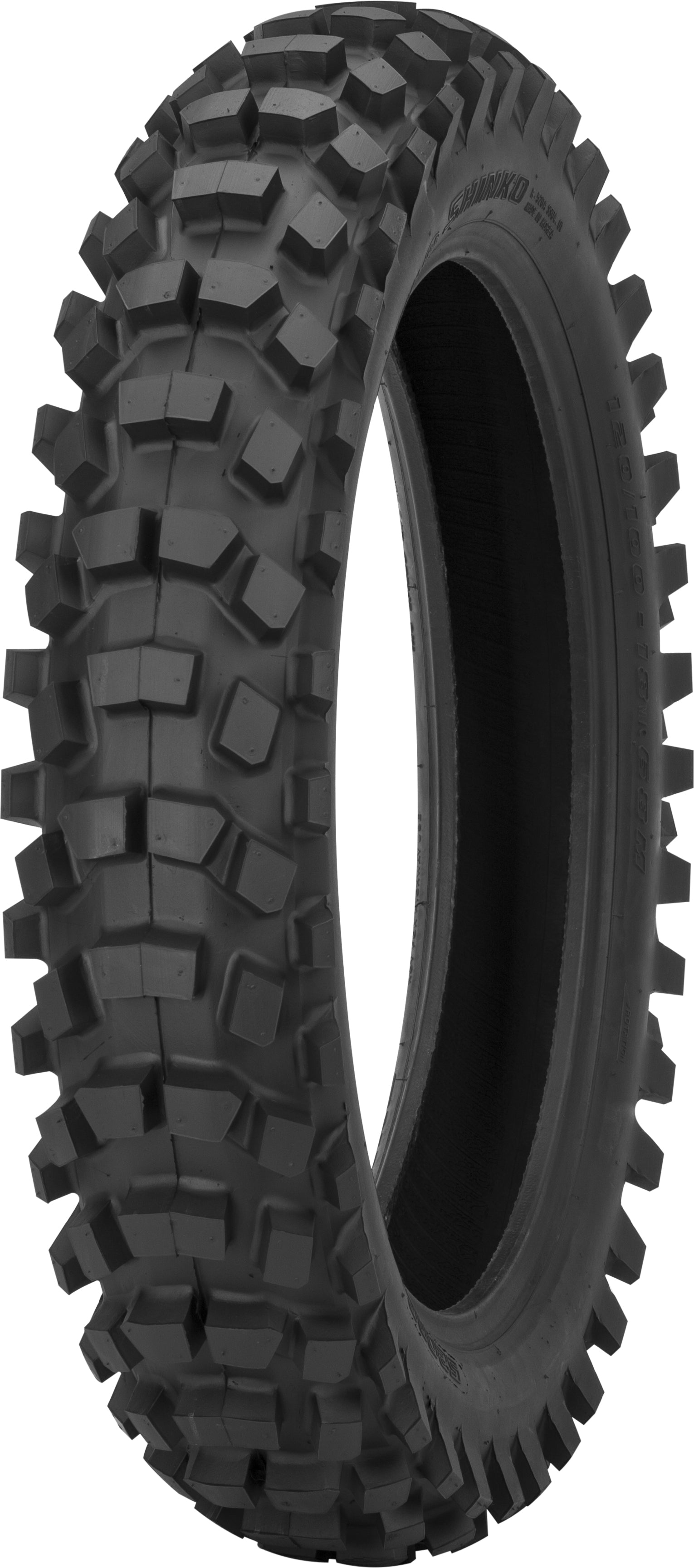 SHINKO, Shinko Tire R520dc Series Rear 120/100-18 M/C 68M Tt for Intermediate and Hard Terrain